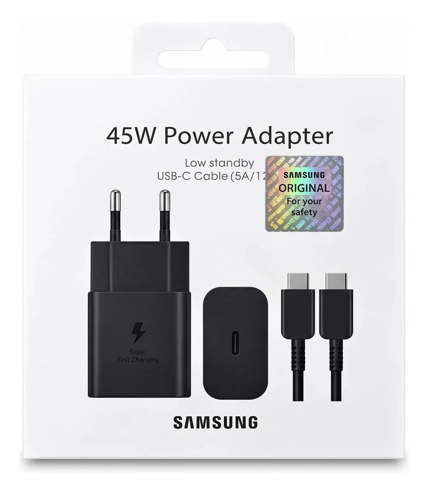 Cargador Original Ultra Fast 45w Para Samsung USB-C Cargador Original Ultra Fast 45w Para Samsung USB-C