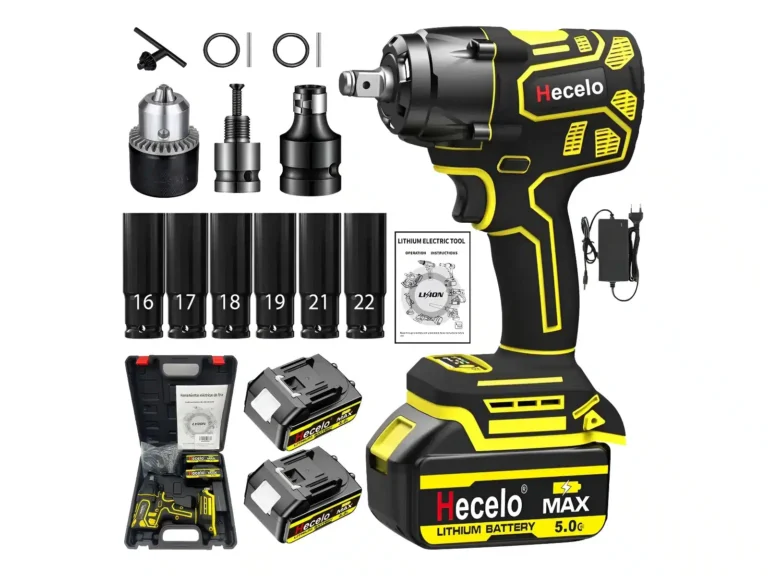 Llave de Impacto Hecelo Gm15c2bpa 2 Baterías Y Caja