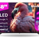 Smart Tv Master-G Qled 58 Google Tv 4k Bluetooth Frameless Mggk58ufq Color Negro