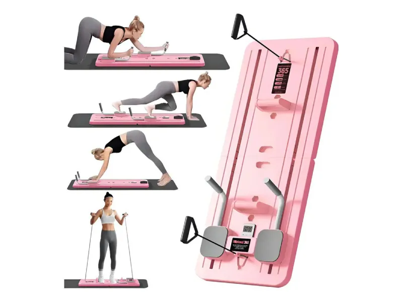 Tabla De Entrenamiento Fitness Multifuncional 6 En 1 Color Rosa