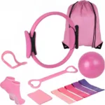 Set 13 Yoga Pilates Elasticas Ring Resistencia Power Bands