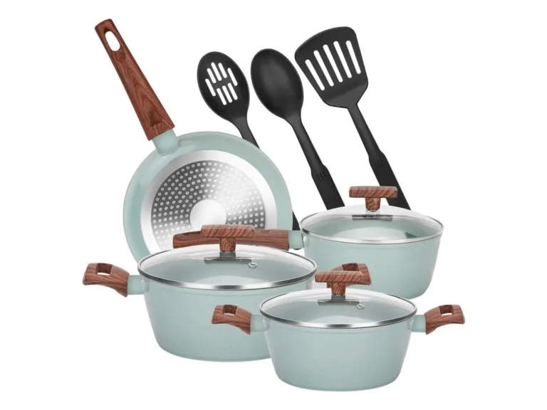 Juego Bateria Cocina Granito Antiadherente Olla Sarten 10pcs