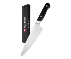 Cuchillo Chef 8 Classic Acero Aleman Asado Cocina Valkan Color Negro