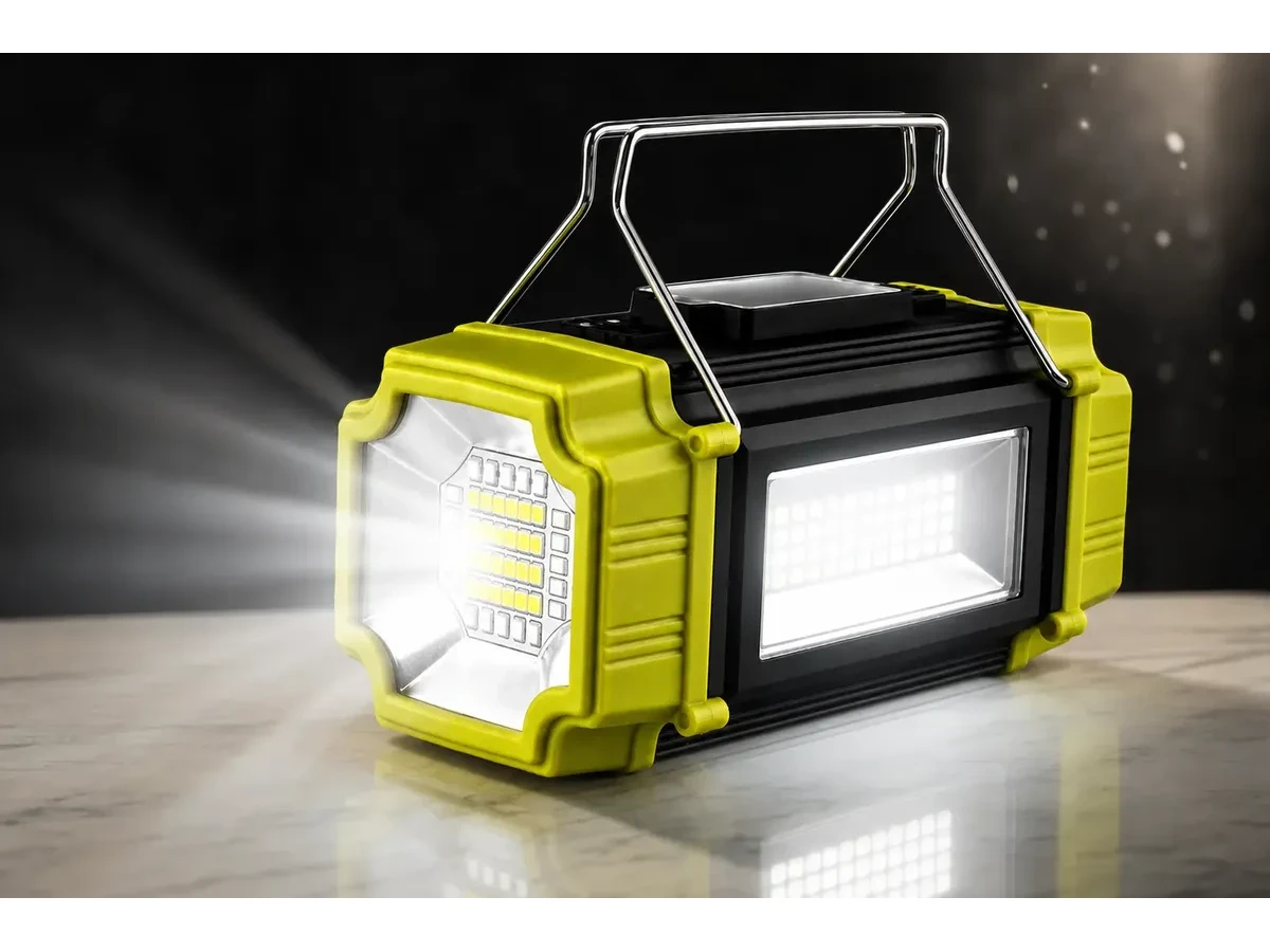 Linterna Led Multifunción Recargable Solar + Usb + Powerbank Linterna Led Multifunción Recargable Solar + Usb + Powerbank