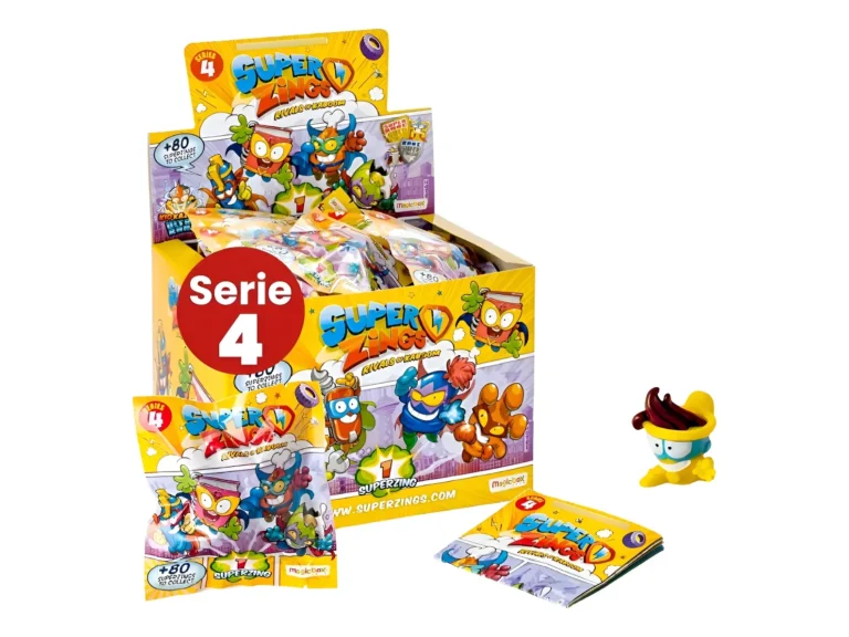 Super Zings Caja 25 Figuras Coleccionables Serie 4