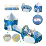 Carpa De Juegos Infantil 3 En 1 Castillo Piscina Tunel Niños