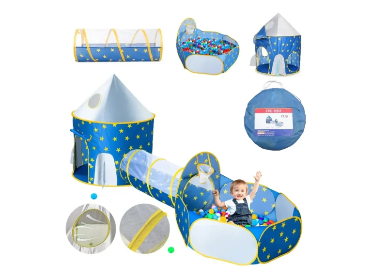 Carpa De Juegos Infantil 3 En 1 Castillo Piscina Tunel Niños
