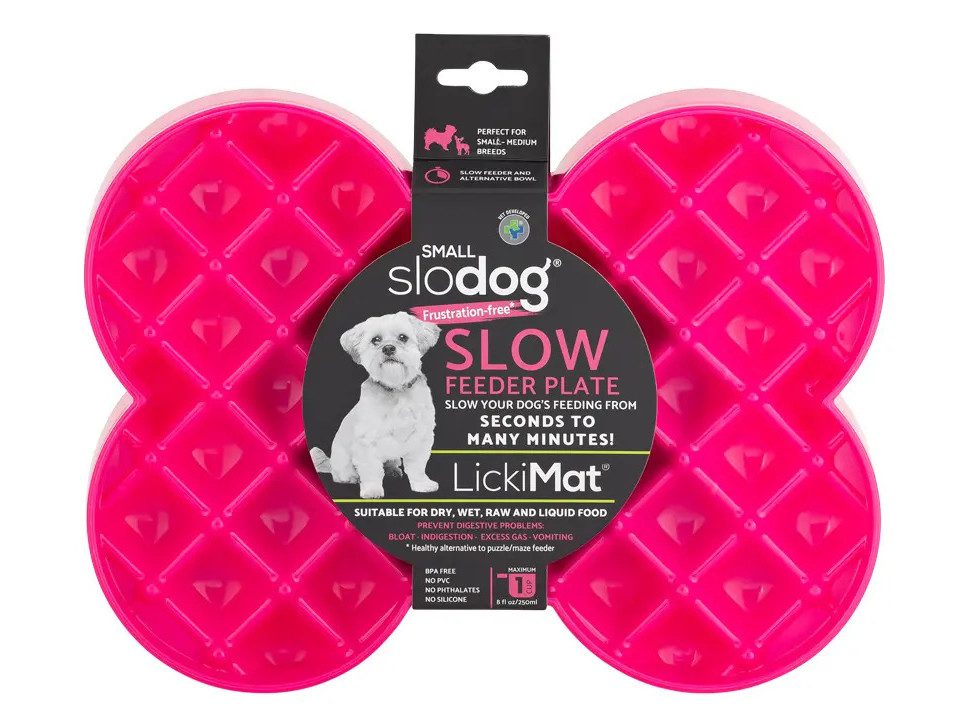 Lickimat Slodog Small Come Lento Para Perros Color Rosa Lickimat Slodog Small Come Lento Para Perros Color Rosa