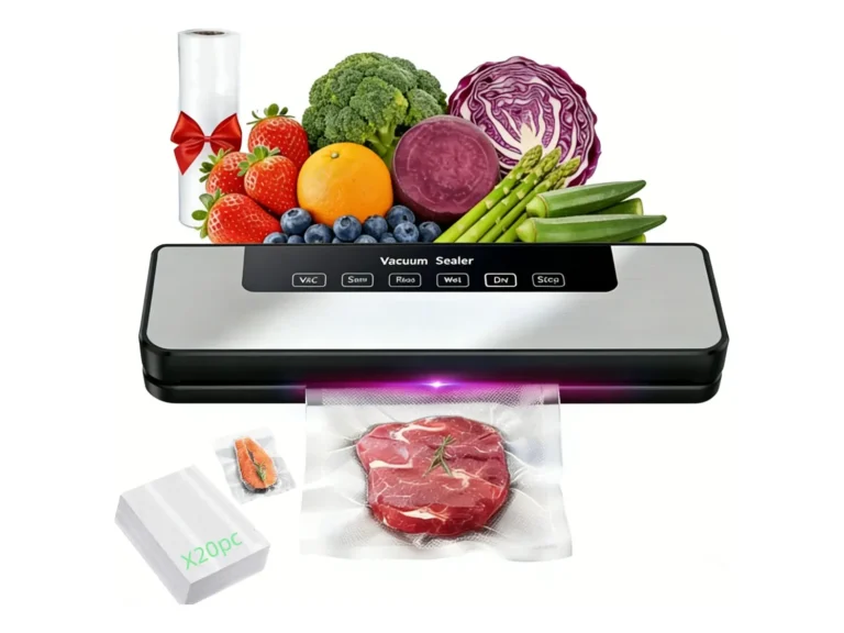 Máquina Selladora Al Vacío Para Sellar Alimentos + 20 Bolsas