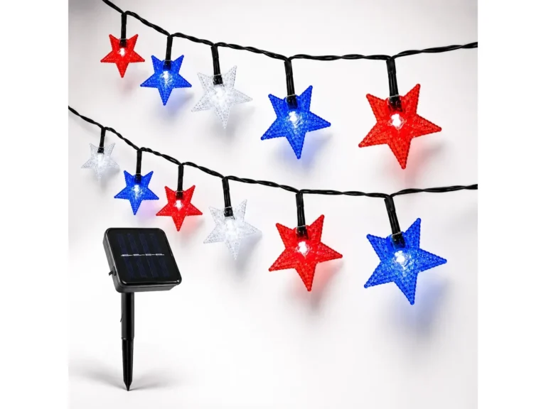 Guirnalda Solar Estrellas Navidad Fiestas Patrias