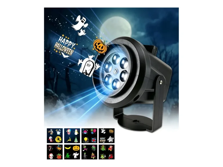Foco Proyector Luz Led 2 En 1 Para Navidad Halloween Fiesta