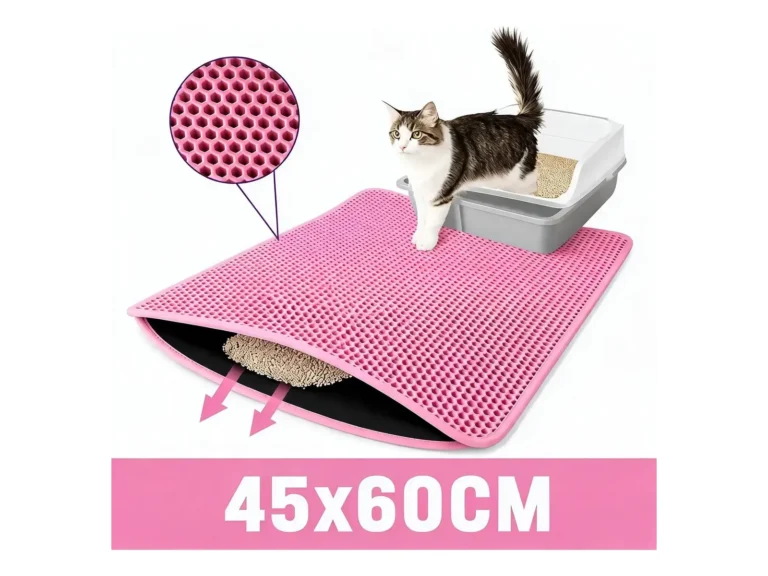 Alfombra Atrapa Arena Para Gatos Tapete Mascotas 45x60 Cm