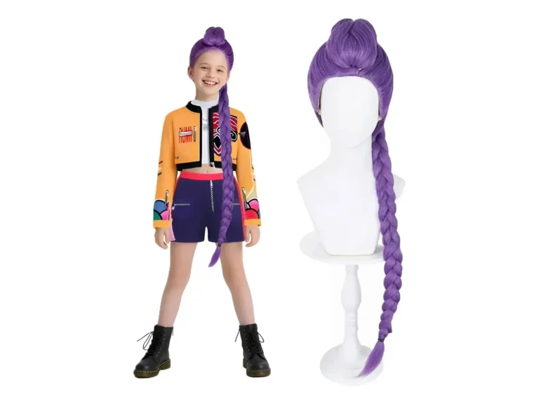 Disfraz Guerreras K-pop Rumi + Extension De Pelo De 60 Cms