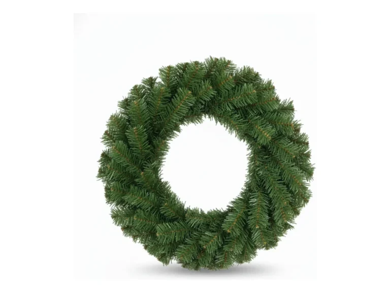 Corona De Navidad 45 Cm 110 Puntas Verde Casa Viva