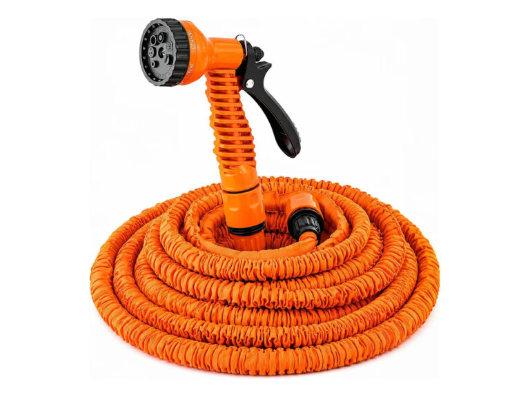Manguera Mágica Riego Expandible 22,5 Mts. Daewoo + Pistola Color Naranja