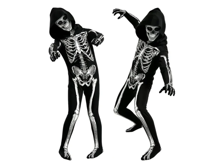 Disfraz Calavera Esqueleto Halloween Niño Cosplay Fiesta